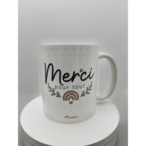 Mug merci pour tout