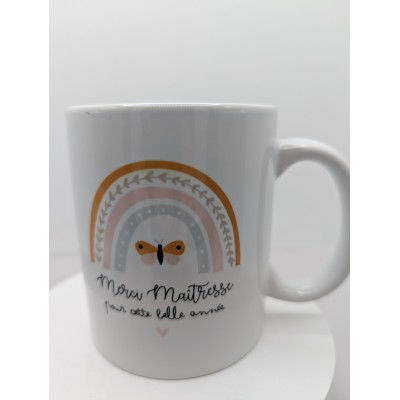 Mug merci maîtresse papillon