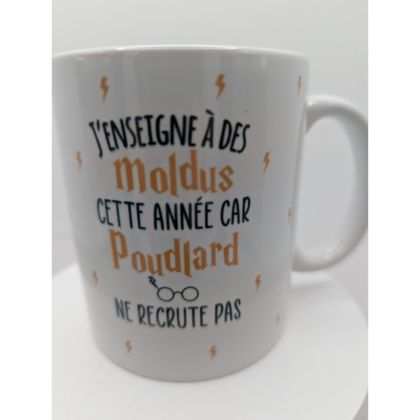 Mug message enseignant Harry Potter