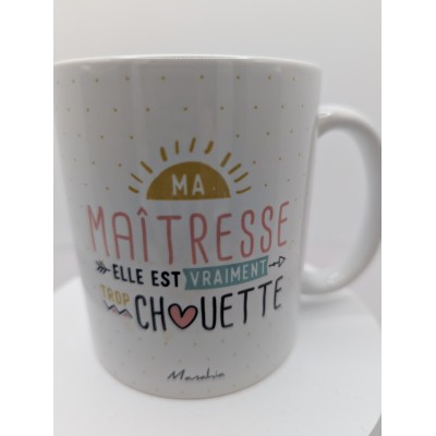 Mug maîtresse...chouette