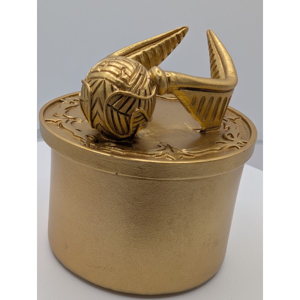 Boite dorée vif d'or Harry Potter