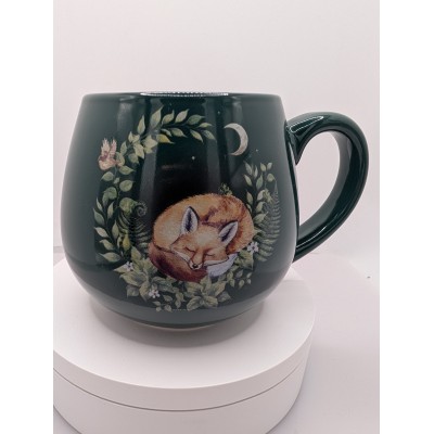 Mug fox vert sapin