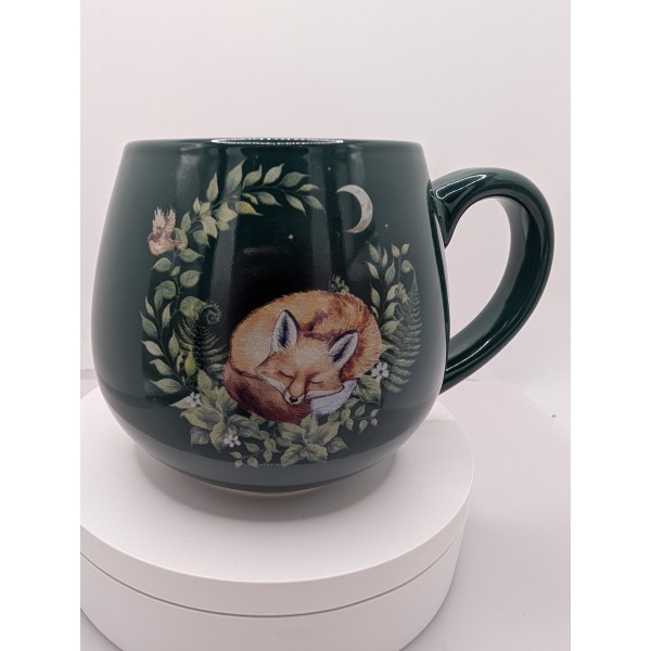 Mug fox vert sapin