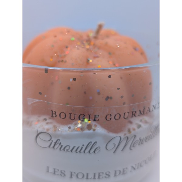 Bougie gourmande "citrouille merveilleuse"