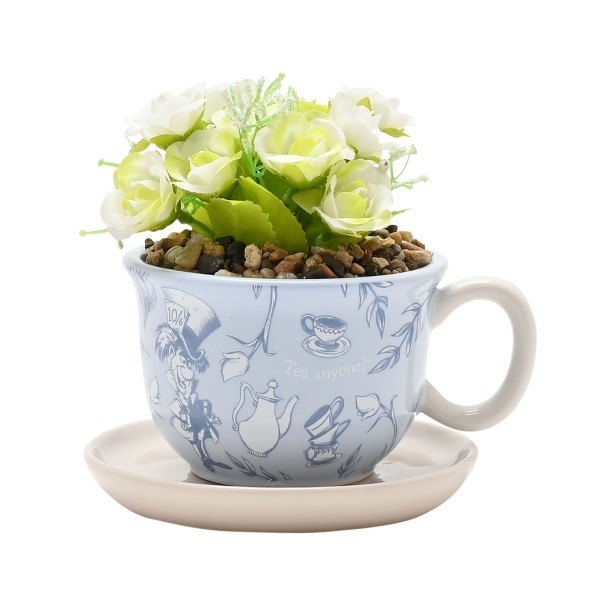 Tasse "fausse plante" Alice shabby chic