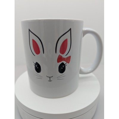 Mug lapin rose