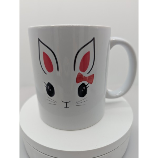 Mug lapin rose