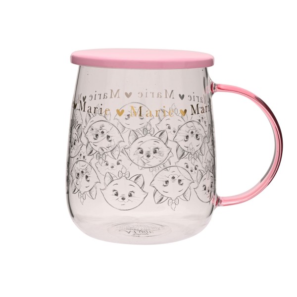 Mug en verre Marie avec couvercle